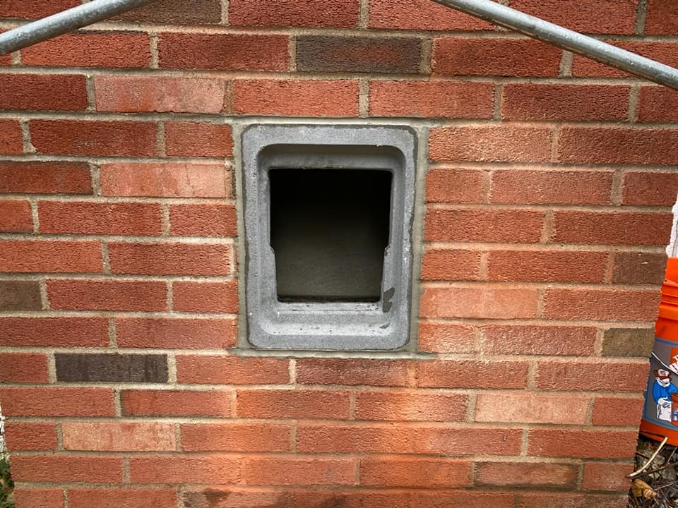 Finleyville Masonry Repair, Reline Fireplace Flue, Smoke Chamber Parge, Install Access Door