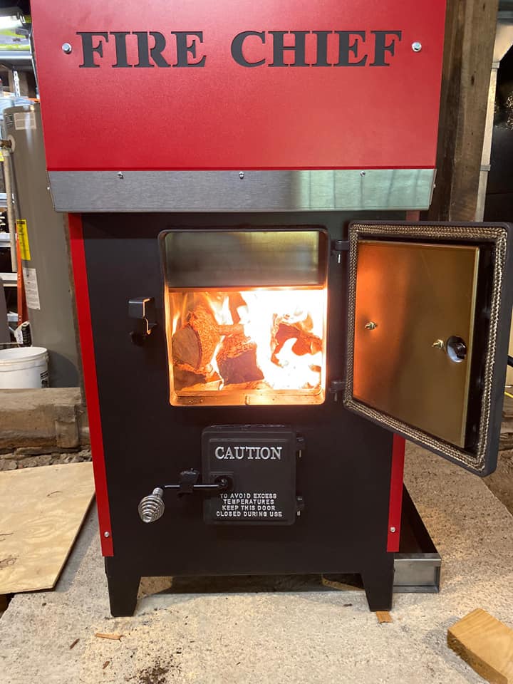 Elizabeth Twp Install Fire Chief Wood Furnace