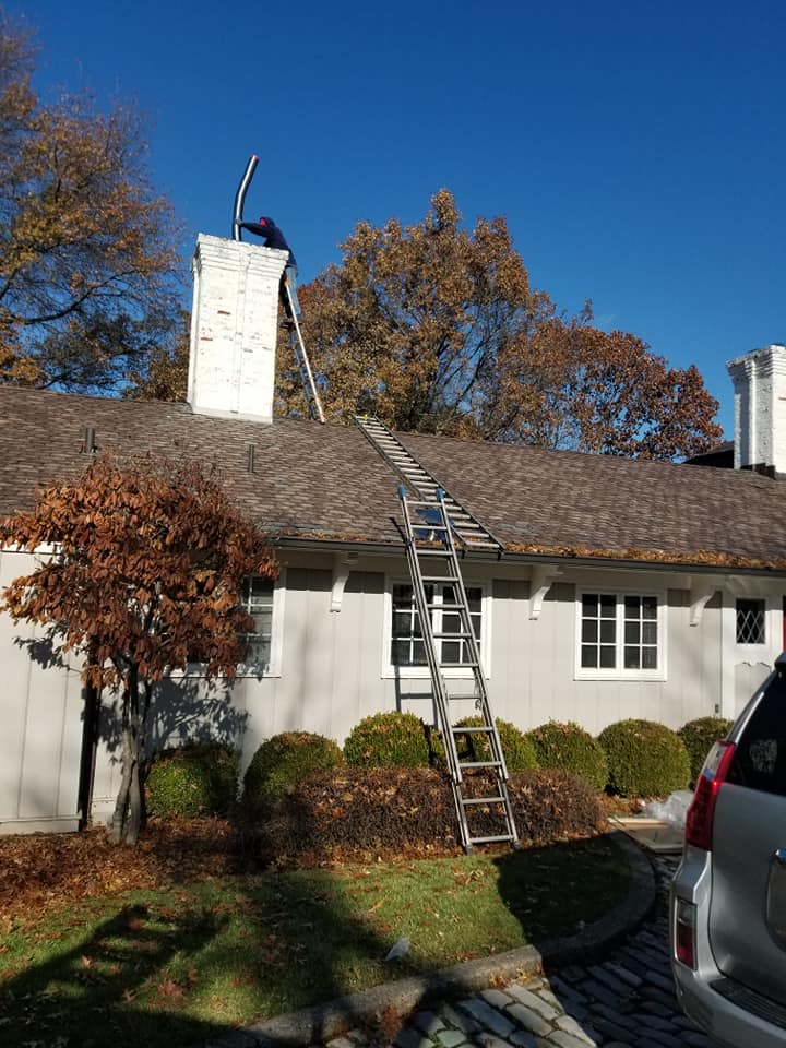Squirrel Hill Install Wood Stove and Stainless Steel Liner