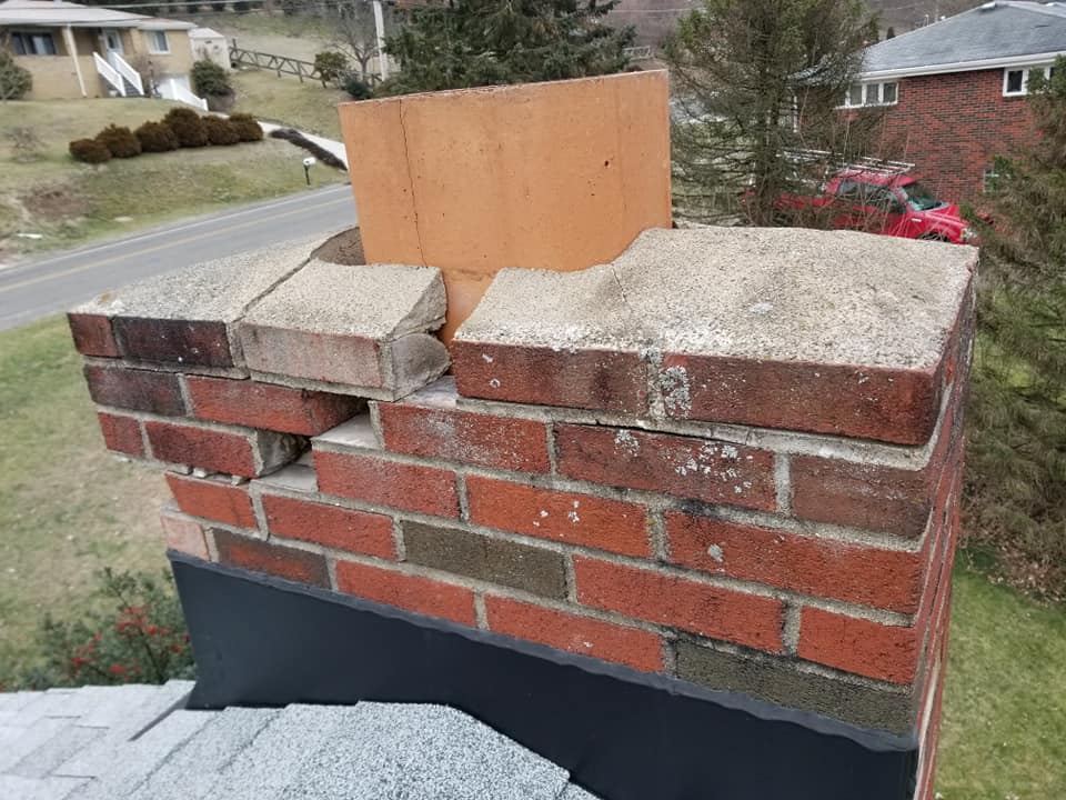 Finleyville Masonry Repair, Reline Fireplace Flue, Smoke Chamber Parge, Install Access Door