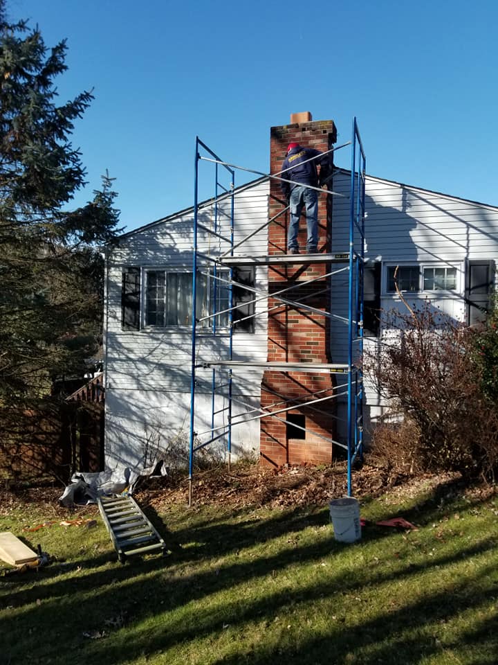 Finleyville Masonry Repair, Reline Fireplace Flue, Smoke Chamber Parge, Install Access Door