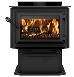 High-efficiency wood-burning stove and fireplace options